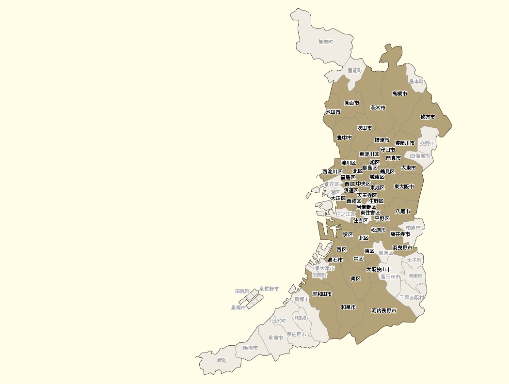 大阪府MAP