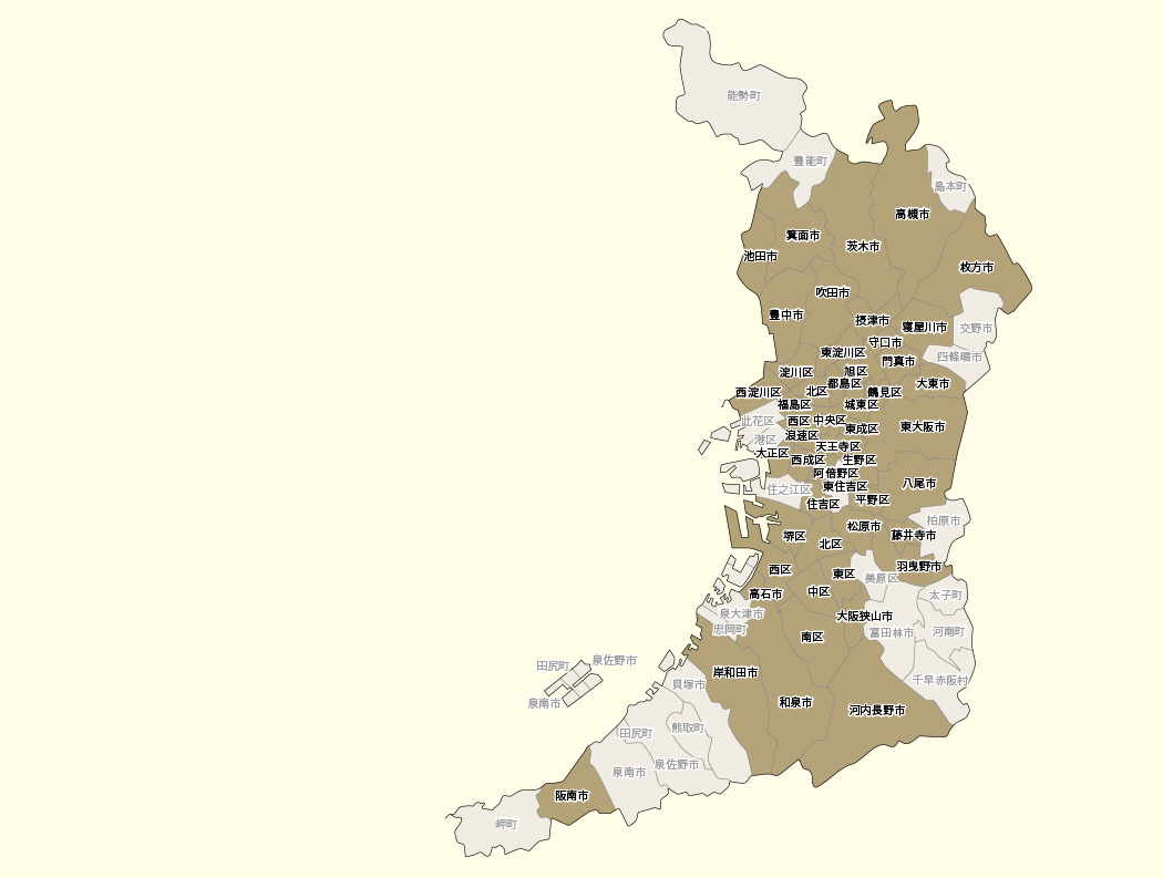 大阪府MAP