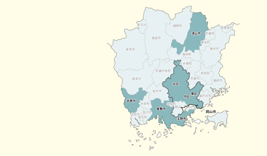 岡山県MAP